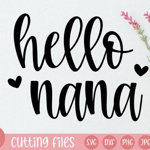 bonjour nana svg | annonce de grossesse svg | annonce de bébé svg | svg enceinte | bébé arrive bientôt svg | bébé svg | bonjour nana fichier svg