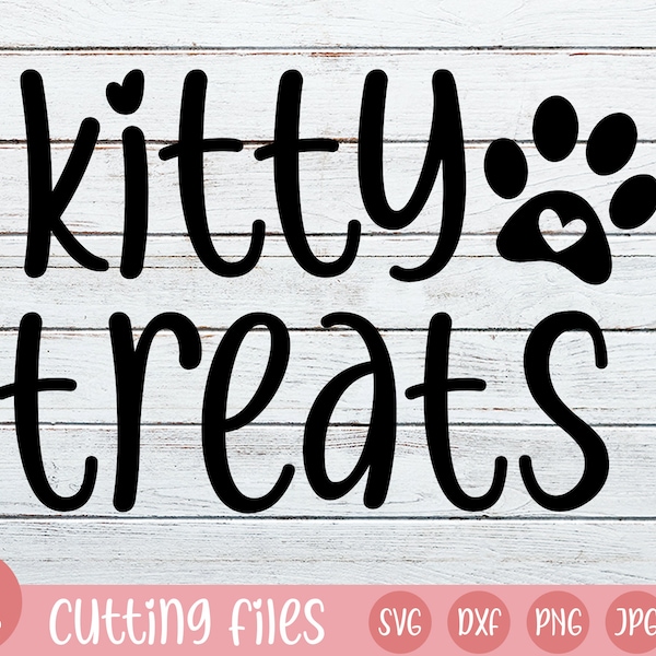 kitty treats svg | kitty treat jar svg | cat treats svg | pet svg | cat svg | treat jar design png jpg eps dxf svg | kitty cat svg | cat jar