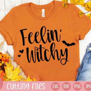 feelin witchy svg halloween svg fall svg fall svg file witch svg cricut halloween happy halloween dxf png jpg eps witchy svg image 1