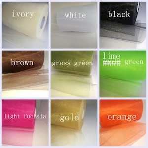 Glimmer Shimmer Soft Tulle, largeur du filet 6"/ 15 cm UK