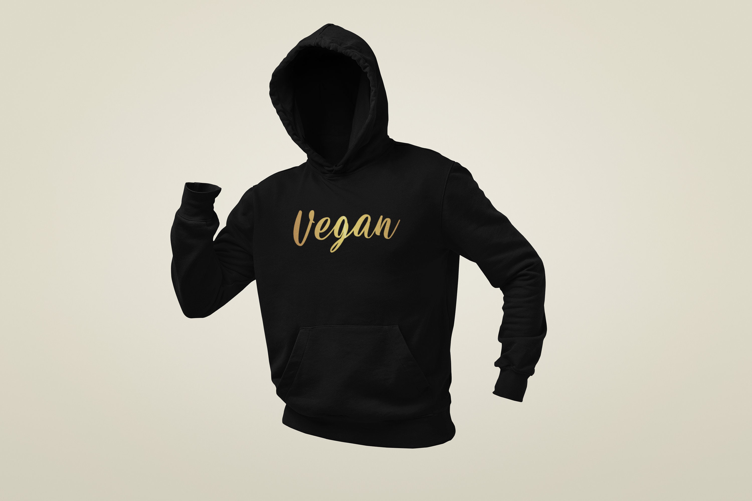 Image of Vegan Hoodie Vegan Clothing Shirt Gift Friends Not Food Apparel Vegetarian