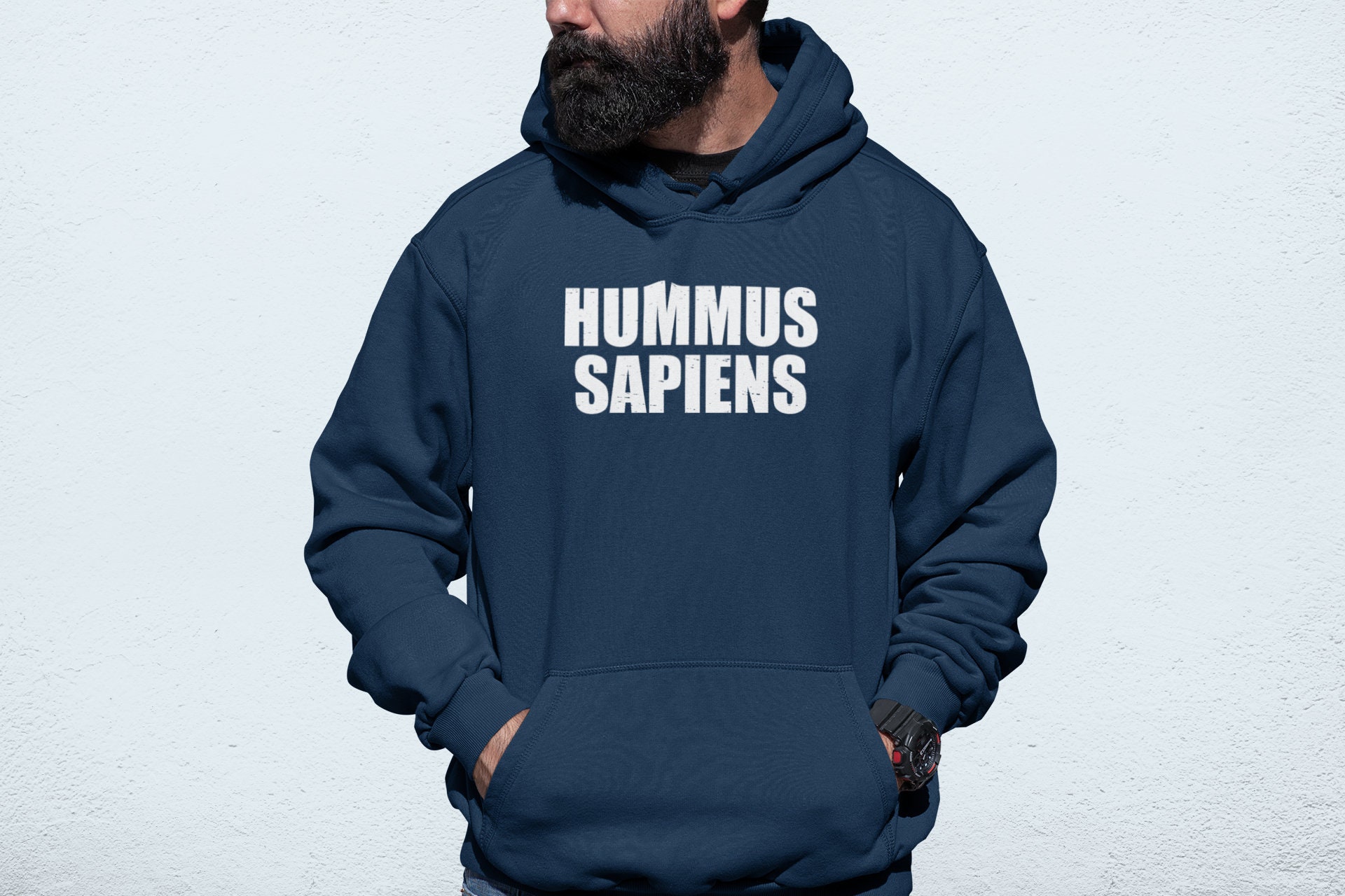 Image of Hummus Sapiens Vegan Hoodie | Gift For Men Animal Rights Shirt Sweatshirt Environmental Christmas