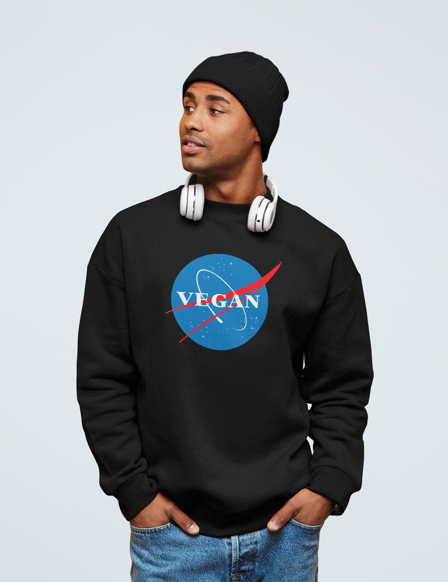 Image of Unique Vegan Sweatshirt | Gift For Men Animal Rights Shirt Hoodie Environmental Christmas