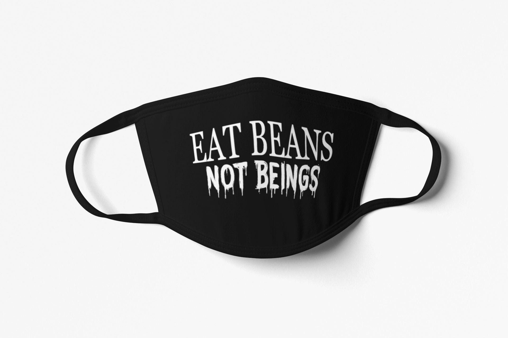 Vegan Face Mask Face Covering Soft Washable Cotton Mask Etsy