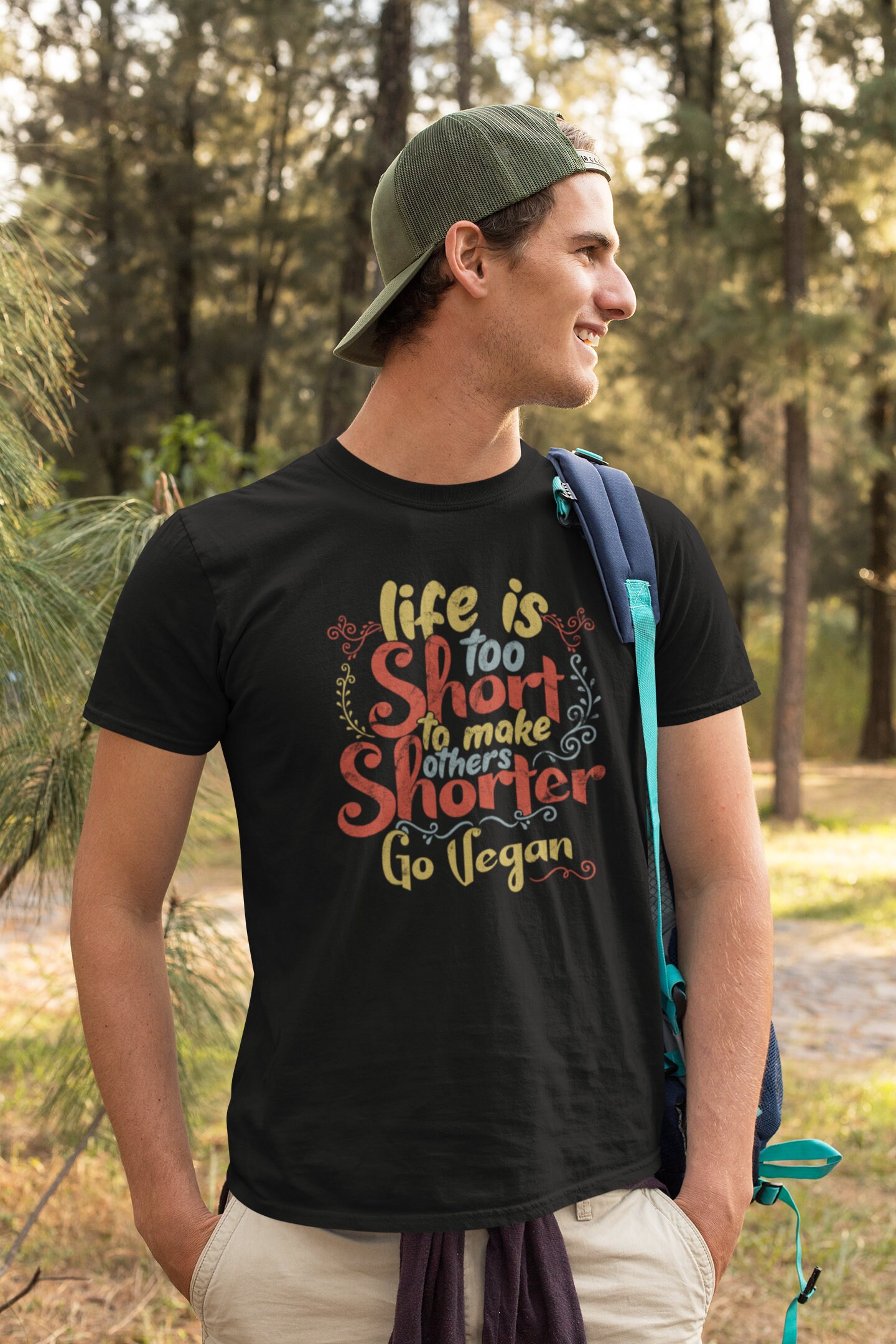 Image of Unique Vegan Shirt | Mens Animal Rights Gift Environmental Christmas