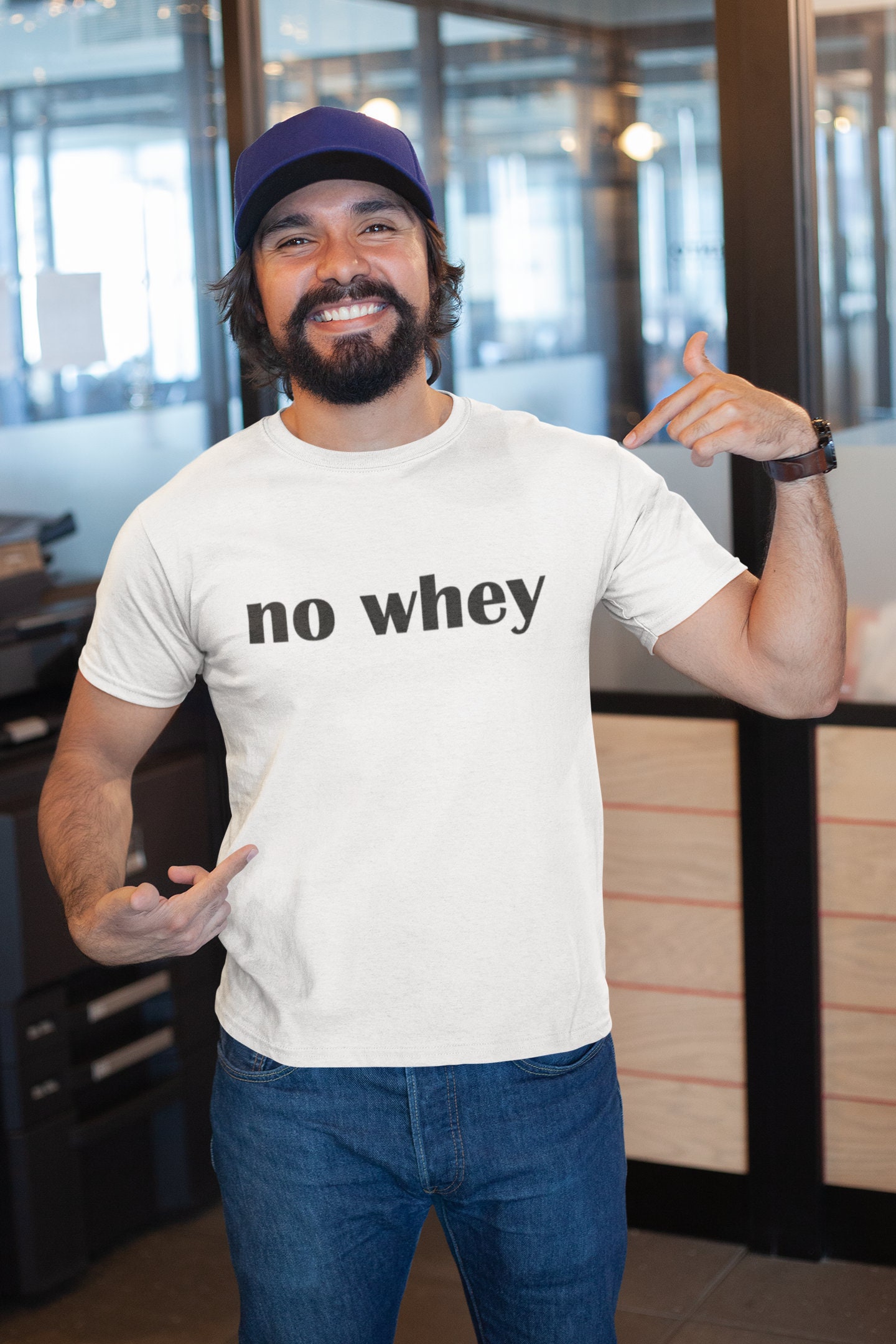 Image of Vegan T Shirt No Whey // Vegan Clothing Gift Friends Not Food Vegetarian