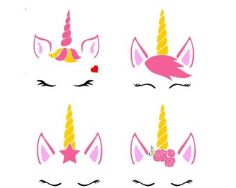 Download Unicorn roses svg | Etsy
