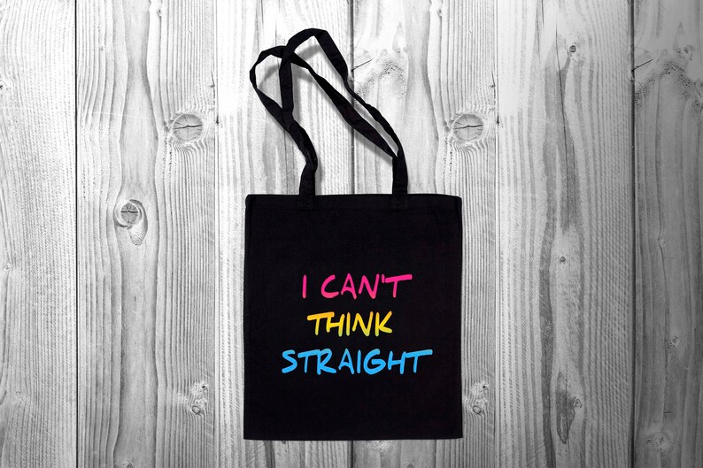 Cotton Tote Bag Pan Pride LGBT Bag Gay Pride Queer Reusable Grocery Bag Pride Pansexual Tote Bag Feminism LGBTQ Pansexual Pride