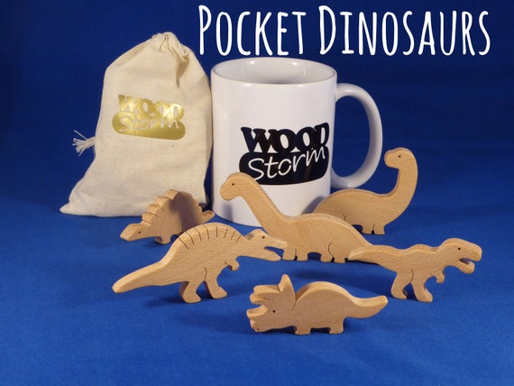pocket dinosaurs wooden