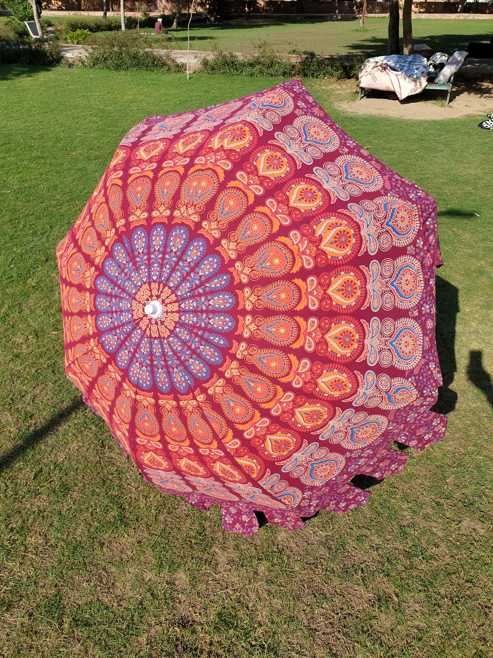 Indian Garden Umbrella Handmade Patio Garden Umbrella Indian | Etsy