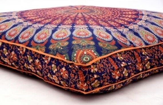 mandala floor pillow