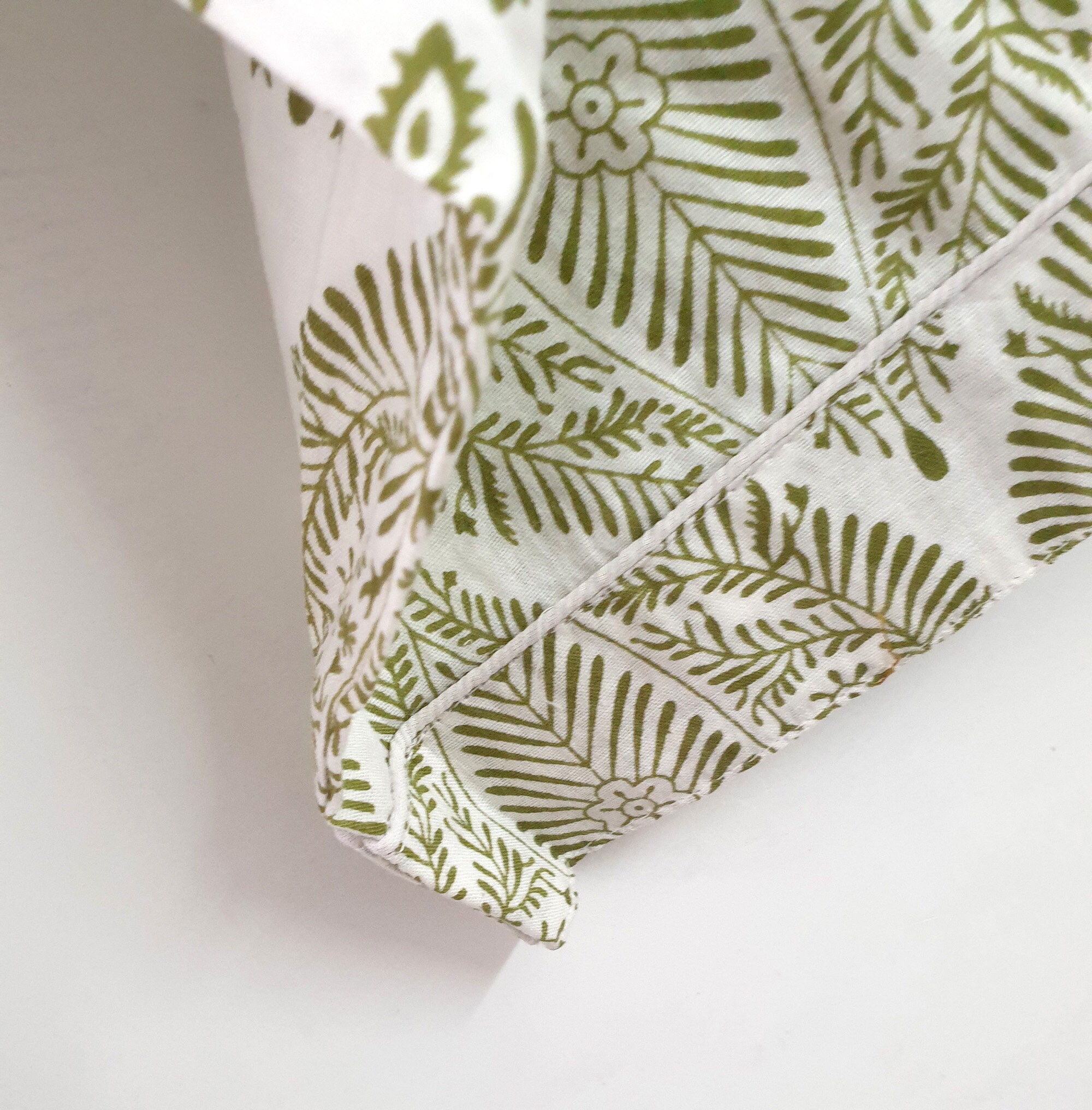 Leaf Print Short Kimono Robe main image 1