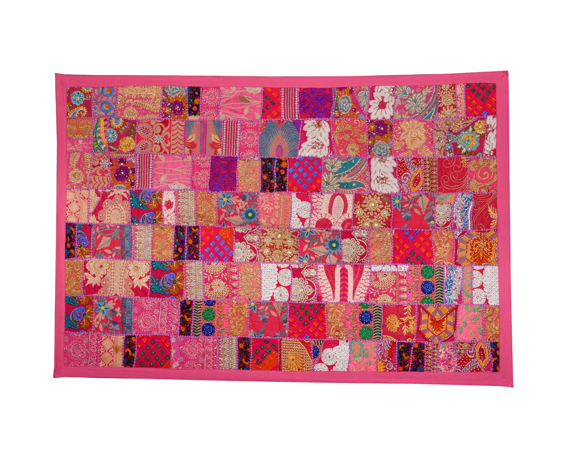 Personalized Patchwork Wall Hanging Decorative Multi Color Etsy