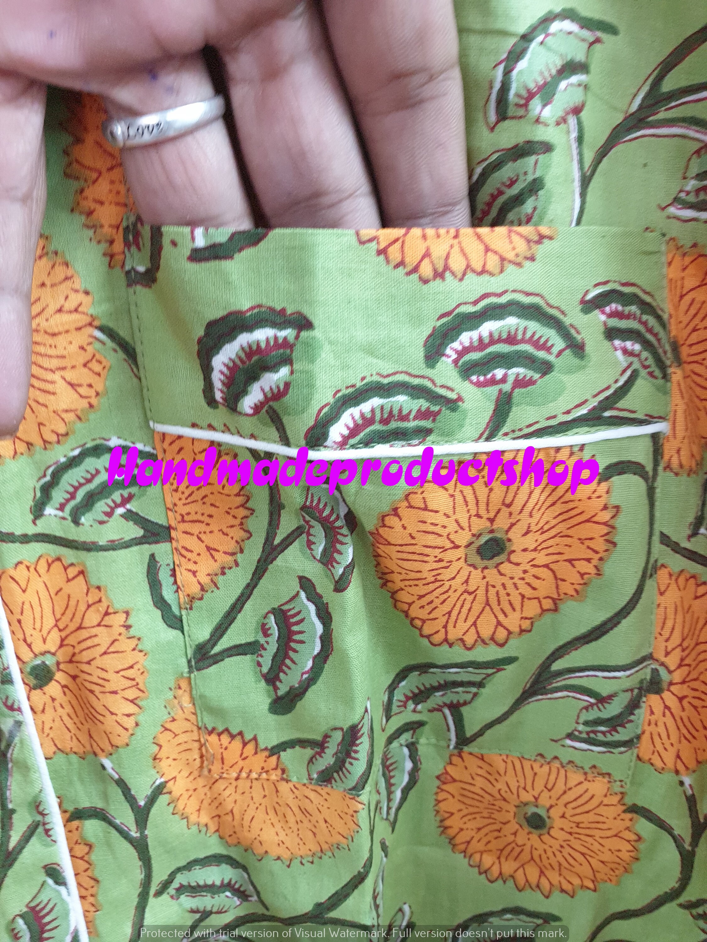 Green Pajama Set Cotton Pajamas Set 100 Cotton Light Etsy