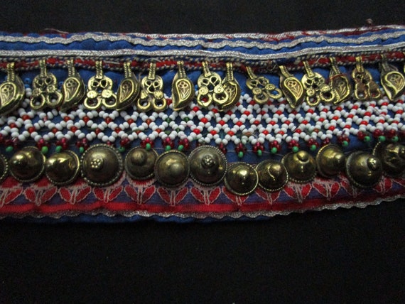 Kuchi vintage tribal cuff belt    # 224A      FRE… - image 3