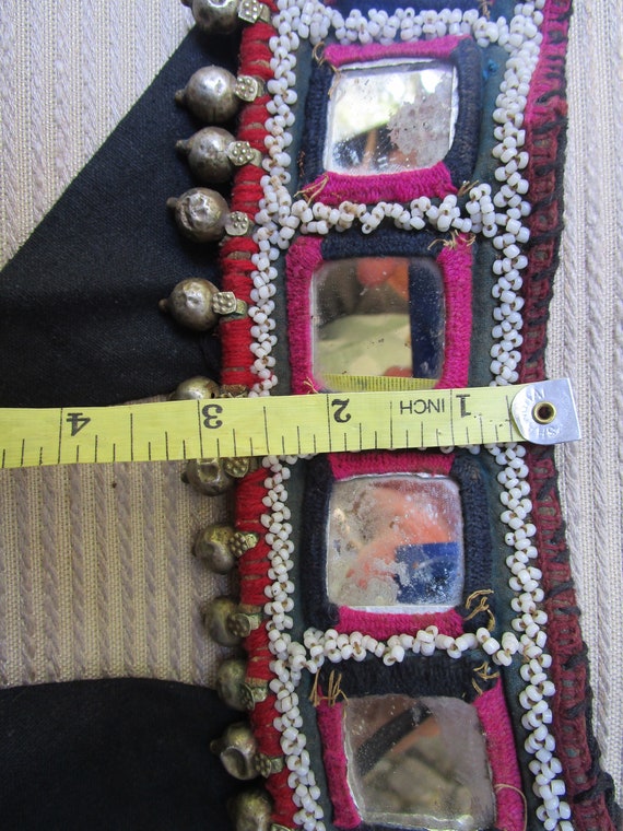 Vintage Banjara Tribal Mirror Belt: Indian Metalwork - Etsy display picture 1