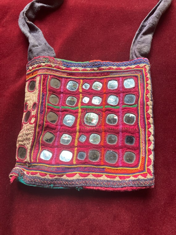 Banjara tribal mirror vintage collectible bag #31… - image 1