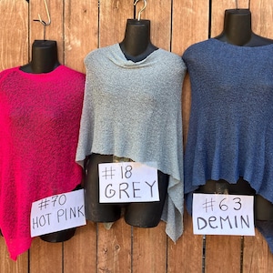 SALE Bali sheer knit lightweight poncho travel wedding bridesmaid versatile boho each color shown. limited quantities ELEVATE your wardrobe- image 15