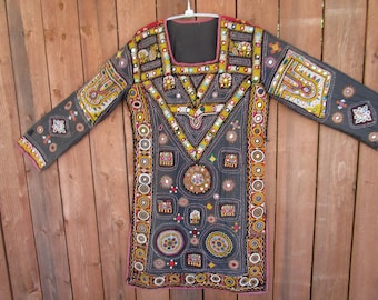 Indian  Sindh tribal traditional vintage ethnic costume Banjara dress/tunic -   #392    ONLY FREE shipping in USA