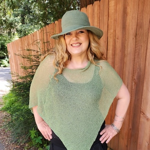 SALE Bali sheer  knit lightweight  poncho   lightweight for travel wedding bridesmaid  versatile   boho wear  #00KP-   FREE shipping in USA