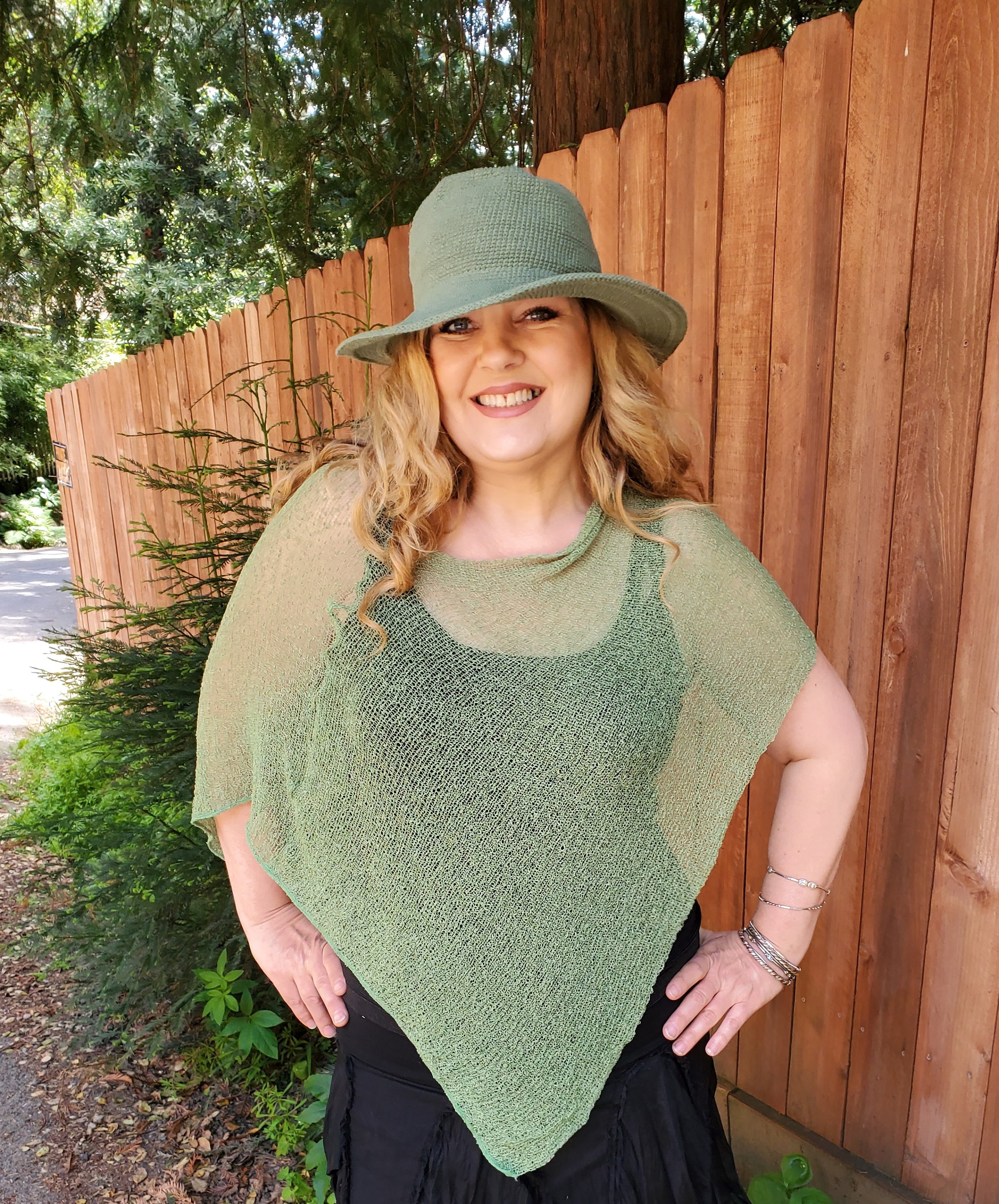 SALE Bali sheer  knit lightweight  poncho   lightweight for travel wedding bridesmaid  versatile   boho wear  #00KP-   FREE shipping in USA