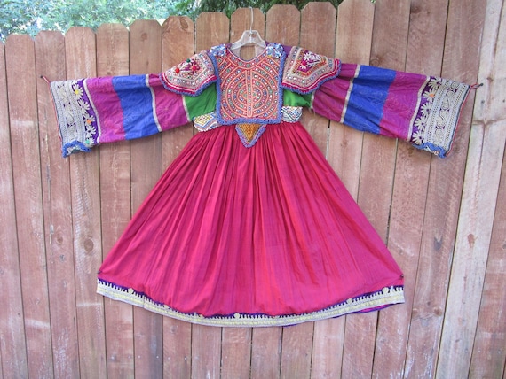 Afghan kuchi vintage dress # 413 FREE shipping i