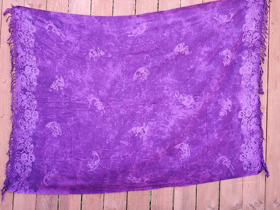 Hand Batiked Mermaid Sarong Hand Batiked Mermaid Sarong