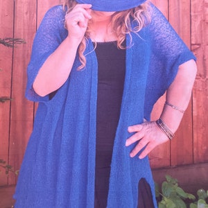 SALE Bali knit -   PLUS  size  duster/kimono lightweight cover up - holiday  wedding / bridesmaid  - one size fits all  - Free shipping USA