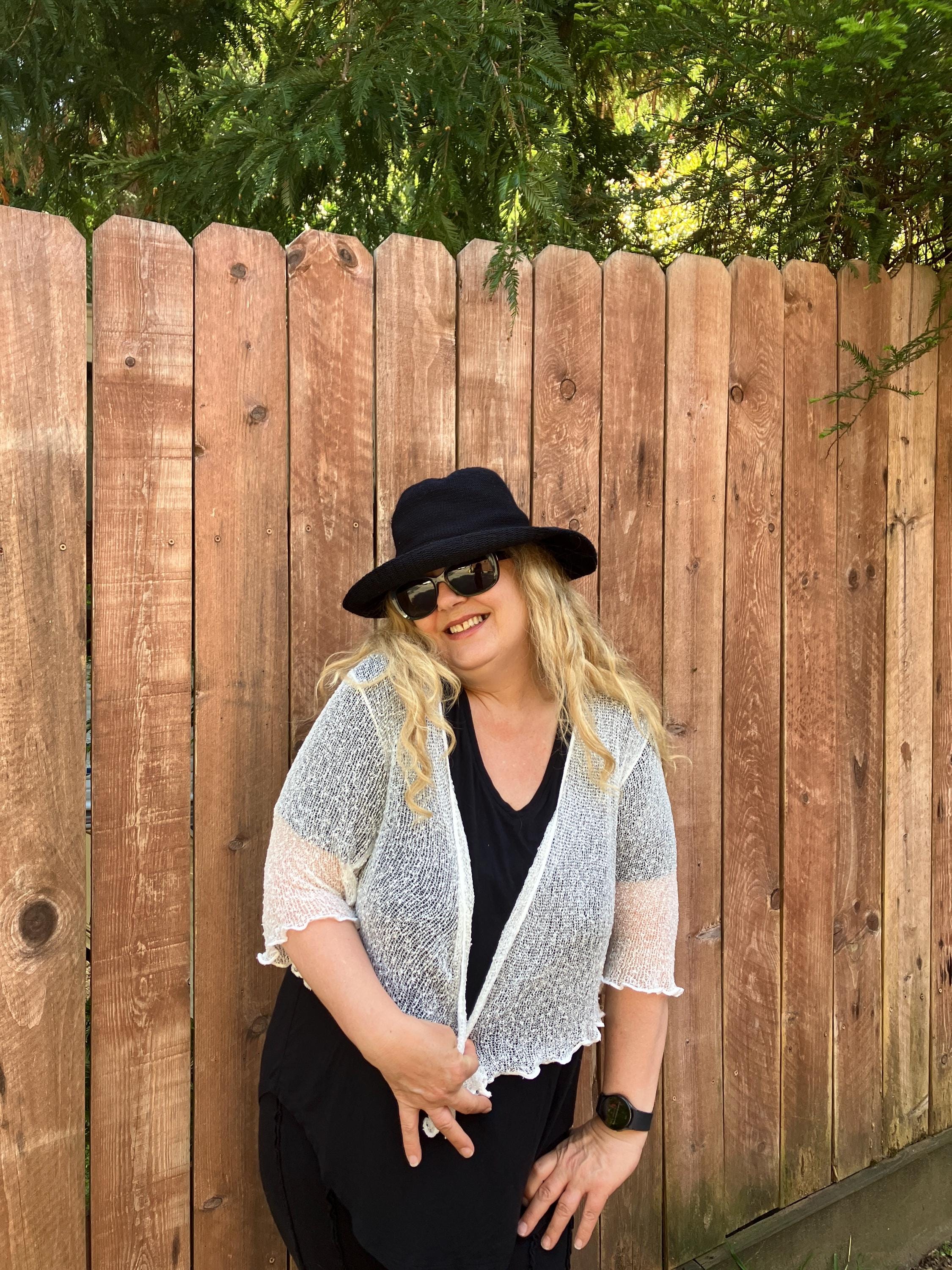 Bali ivory knit shrug   Bolero 3/4 cardigan - one size versatile stretchy bridesmaids- wedding cruise wear # 12-31 Free shipping in USA