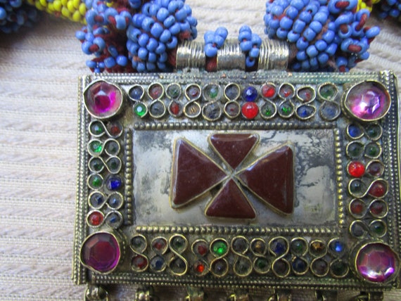 Kuchi Afghan tribal ethnic vintage prayer box  or… - image 3