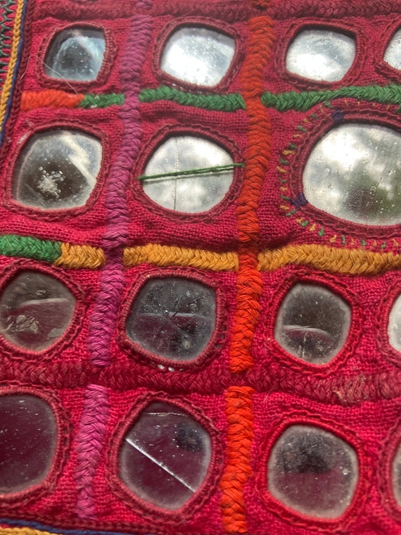Banjara tribal mirror vintage collectible bag #31… - image 4