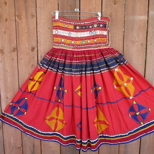 Vintage Banjara Tribal Skirt: Indian Ethnic Fashion