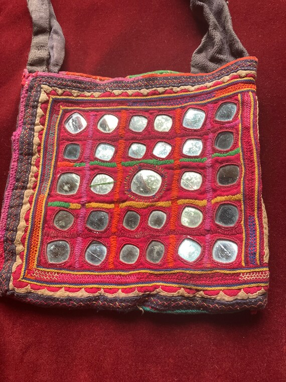 Banjara tribal mirror vintage collectible bag #31… - image 3