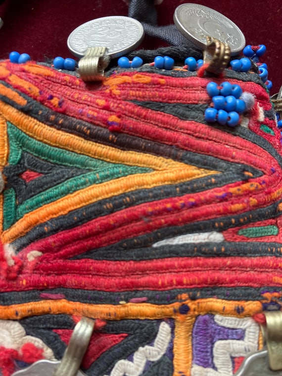 Afghan bag pouch   Kuchi tribal vintage hand embr… - image 9