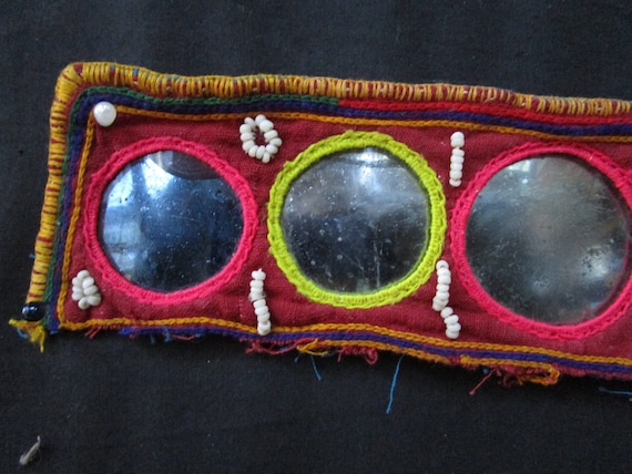 Vintage Banjara Tribal Mirror Belt: DIY Costume Decor (23x2  display picture 1