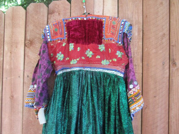 Kuchi afghan traditional tribal  dress vintage  B… - image 5