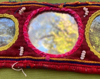 Vintage Banjara Tribal Mirror Belt: DIY Costume Decor (23x2  display picture 2