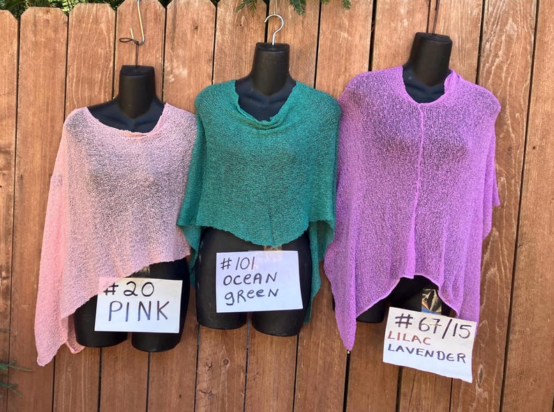 SALE Bali sheer knit lightweight poncho travel wedding bridesmaid versatile boho each color shown. limited quantities ELEVATE your wardrobe- image 14