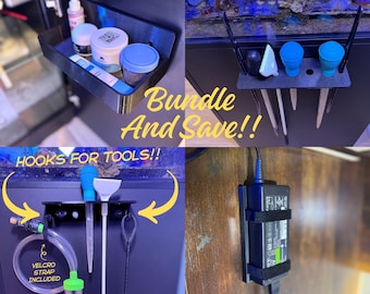 Reef Organization Package - Buy More Save More! Shelf, Power Brick, Tool Holders, Drip Tray