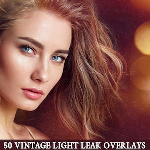 50 Lights Leak Overlays, vintage light leak photo overlay, Retro film Light Leaks, Light texture, Grain effect, Extra lens flare effect