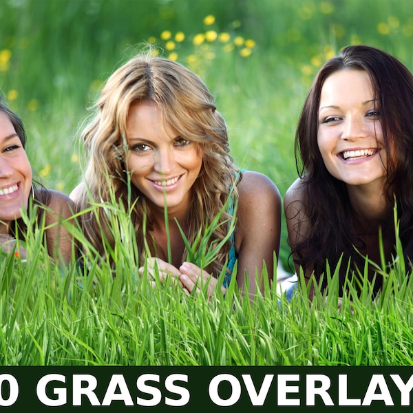 50 Grass Photo Overlays, photoshop overlay, photo prop, green grass, summer overlay, shooting through the grass, photo overlays, PNG file