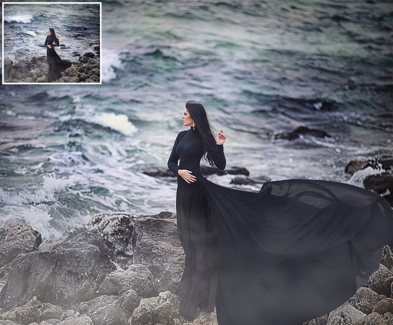 180 Flying Fabric Dress Photo Overlays Overlay Etsy