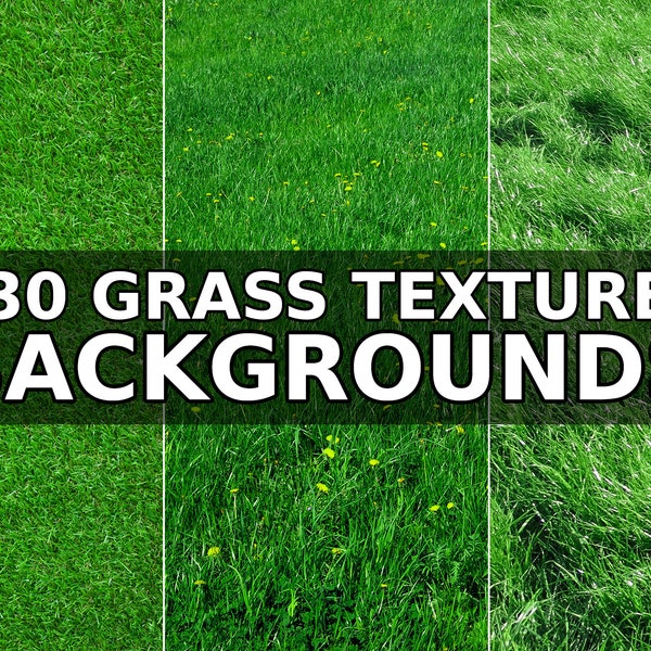 130 Digital Grass Textures, Backgrounds, Backdrops, Photoshop Overlays, Photography, Green Grass, Spring, Summer, Realistic Garden, Natural