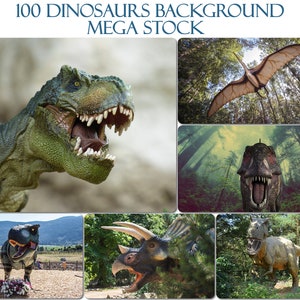 100 Dinosaur Digital Backdrop T-Rex, Rex Dinosaur, Digital Background,Photoshop Backdrop, Prehistoric Tyrannosaurus, Jurassic World Animal