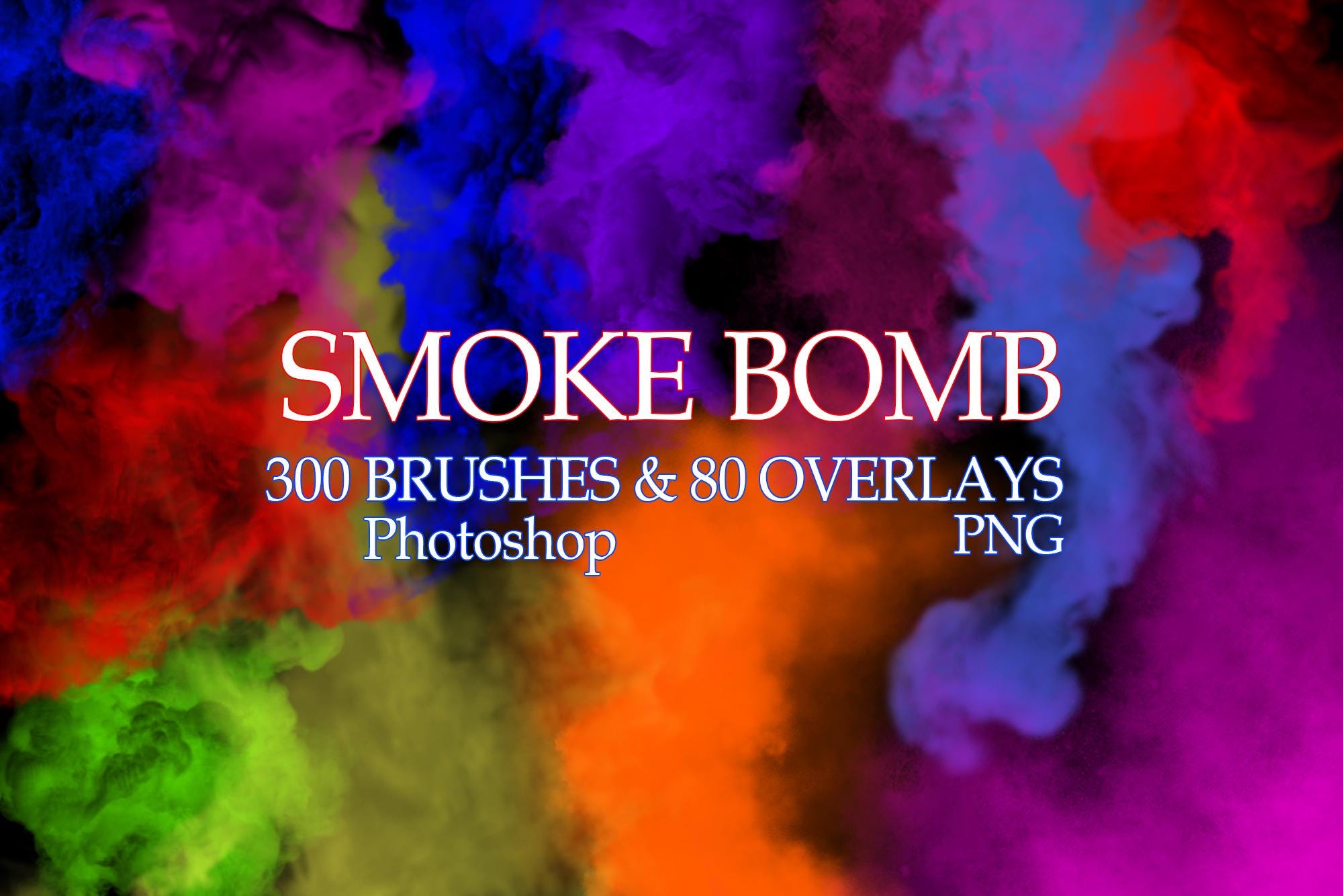 80 Colored Smoke Bomb Overlays & 300 Smoke Bomb Brushes for Photoshop, Colorful Gender Reveals Smoke, PNG file colored fog photoshop overlay