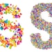 2 Confetti ALPHABET Confetti Photo Overlays Confetti - Etsy