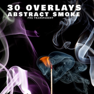 30 Color abstract smoke overlays, color smoke, colorful smoke, Digital smoke, mystic, mystical smoke, photoshop overlays, realistic smoke