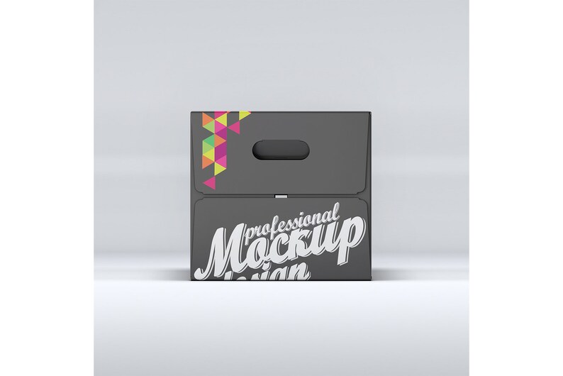 Download Cardboard Box Mock-Up 3D box mockup boxes branding | Etsy