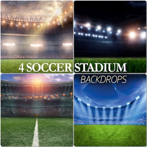 4 Football Stadium Backdrop, Soccer Goal Background, Sports Stadium Backdrops, Stadium Lights, Photoshop Overlays, Spotlight, Floodlight