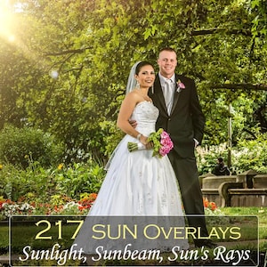 217 Natural Sunlight Photoshop overlays, Sun light Lens Flare Overlays, Sunbeams overlay, Extra Light Rays, Sunset light, Natural Sun Effect